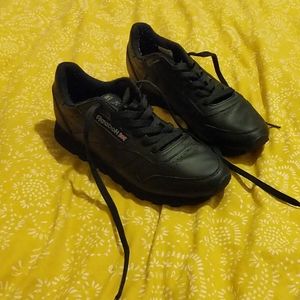 Black Reebok Classics Shoes
